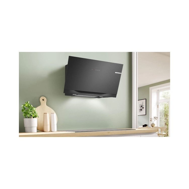 Bosch 90cm Wall-Mounted Chimney Cooker Hood - Black
