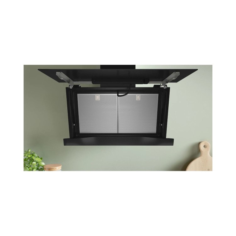 Bosch 90cm Wall-Mounted Chimney Cooker Hood - Black