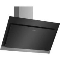 Bosch DWK97HM60B 90cm Wide Chimney Extractor Hood Angled Glass - Black