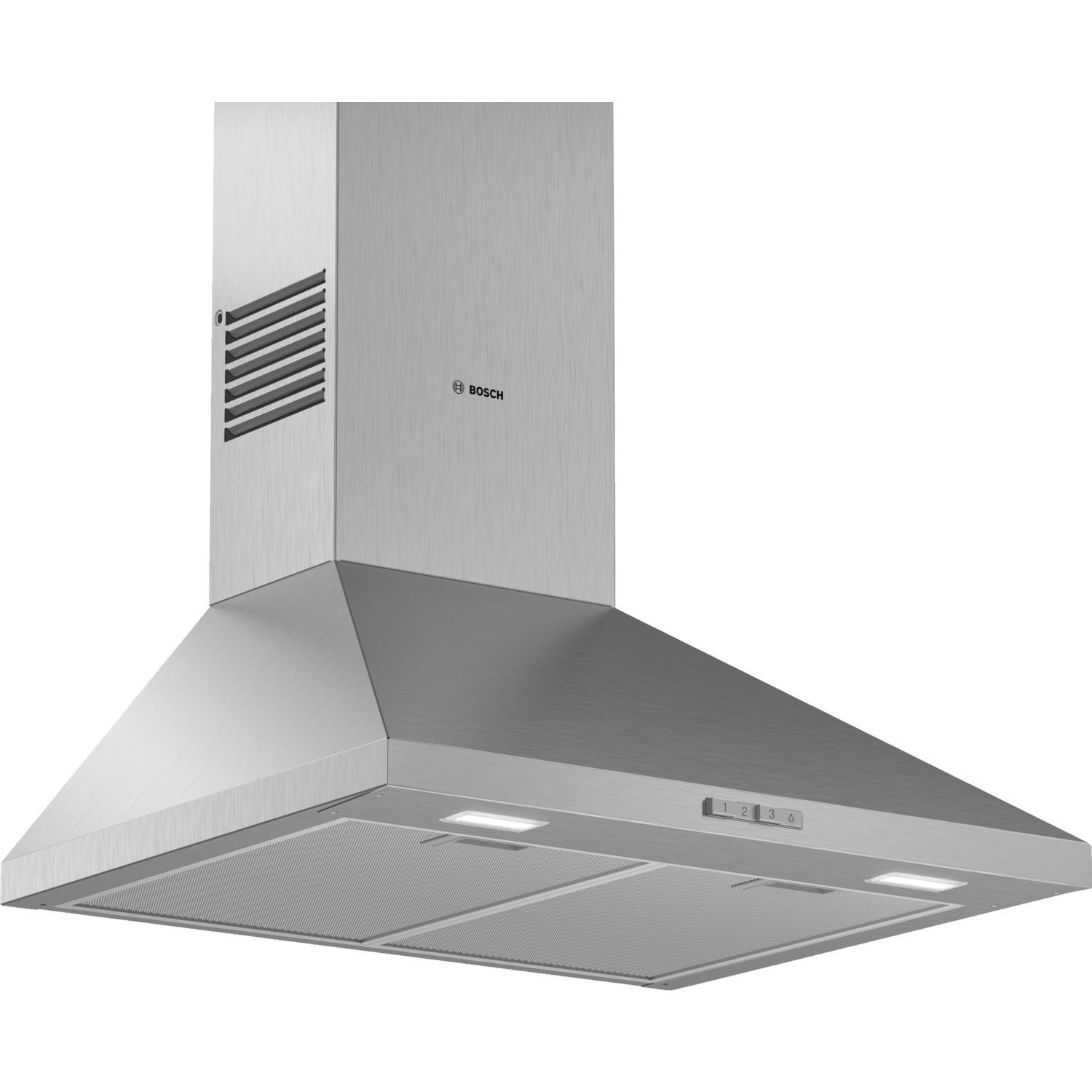 Bosch DWP64BC50B Series 2 60cm Pyramid Chimney Cooker Hood - Stainless Steel