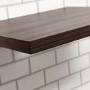 GRADE A1 - Walnut Wooden Floating Shelf