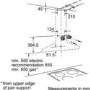 GRADE A1 - Bosch DWW077A50B Serie 4 Classixx Low Profile 70cm Stainless Steel Chimney Cooker Hood