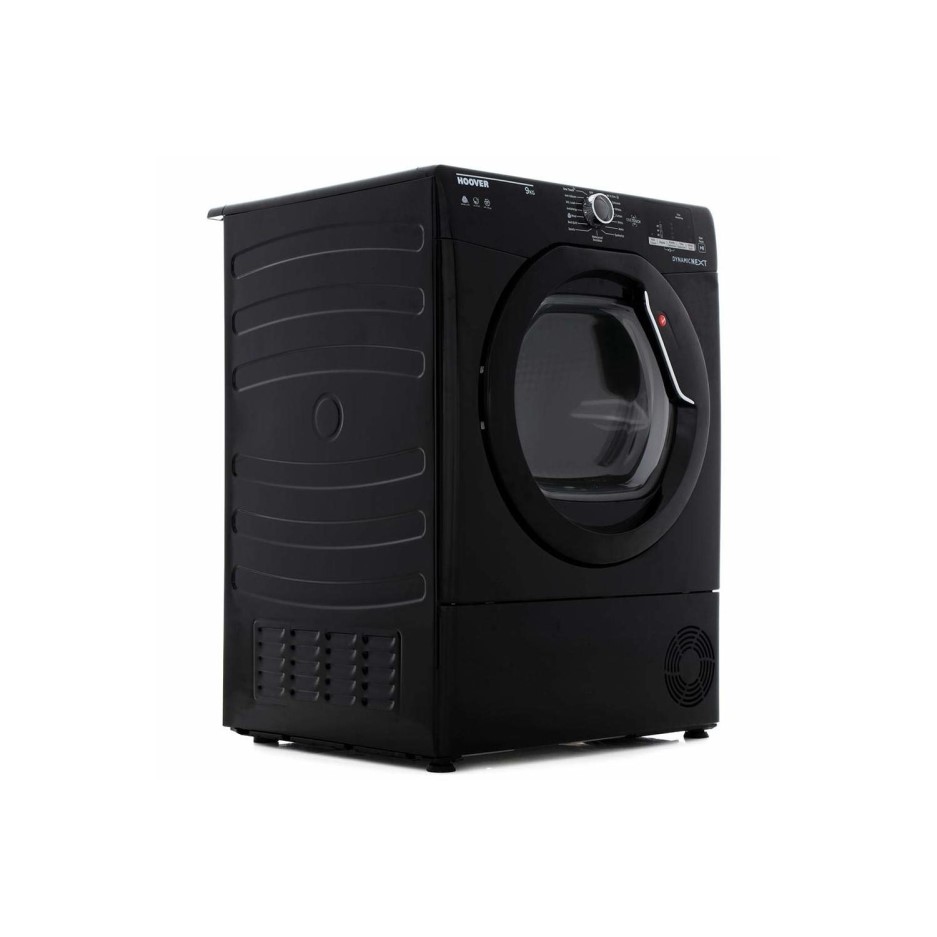 Hoover DXC9DGB Dynamic Next 9kg Freestanding Condenser Sensor Tumble Dryer Black Appliances Hoover DXC9DGB Dynamic Next 9kg Freestanding Condenser Sensor Tumble Dryer Black Appliances