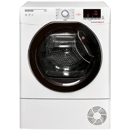 Hoover DXC9DKE Dynamic Next Aquavision 9kg Freestanding Condenser Sensor Tumble Dryer With One Touch