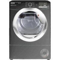 GRADE A2 - Hoover DXH9A2DCER Dynamic Next Aquavision 9kg Freestanding Heat Pump Condenser Tumble Dryer With One Touch - Graphite With Chrome