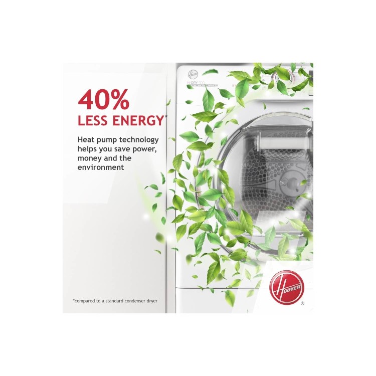 Hoover DXH9A2TCEB-80/ 9kg Freestanding Heatpump Tumble Dryer - Black