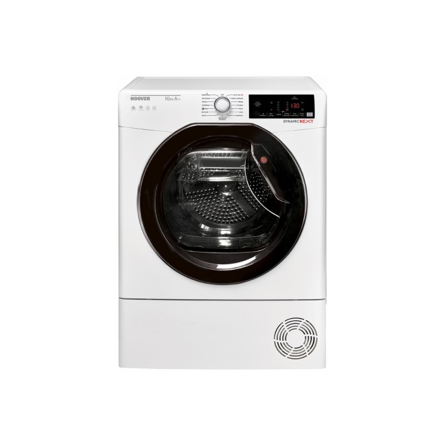 Hoover DXWH10A2TKE-80 Dynamic 10kg Freestanding Condenser Tumble Dryer With Heat Pump - White