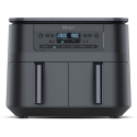 DZ300UK Ninja DZ300UK Dual Zone 6-in-1 7.6L Air Fryer  Gun Metal Grey  Twin Baskets for Healthy Crispy Cooking