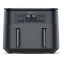 DZ300UK Ninja DZ300UK Dual Zone 6-in-1 7.6L Air Fryer  Gun Metal Grey  Twin Baskets for Healthy Crispy Cooking