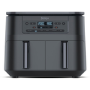 Ninja DZ300UK Dual Zone 6-in-1 7.6L Air Fryer  Gun Metal Grey  Twin Baskets for Healthy Crispy Cooking