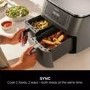 Ninja DZ300UK Dual Zone 6-in-1 7.6L Air Fryer - Gun Metal Grey
