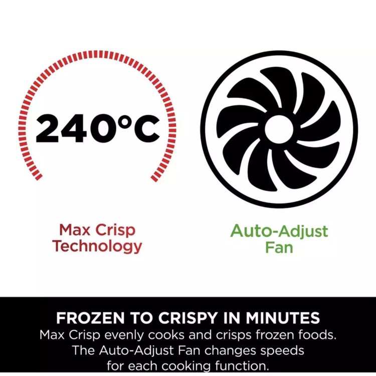 Ninja DZ300UK Dual Zone 6-in-1 7.6L Air Fryer - Gun Metal Grey