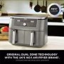 Ninja DZ400UK Dual Zone 6-in-1 9.5L Air Fryer - Grey