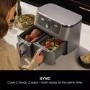 Ninja DZ400UK Dual Zone 6-in-1 9.5L Air Fryer - Grey