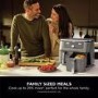 Ninja DZ400UK Dual Zone 6-in-1 9.5L Air Fryer  2 Twin Baskets  Healthy Crispy Cooking  Grey