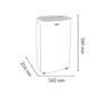 Argo 16 Litre Low Energy Dehumidifier with Digital Humidistat and Anti Dust filter