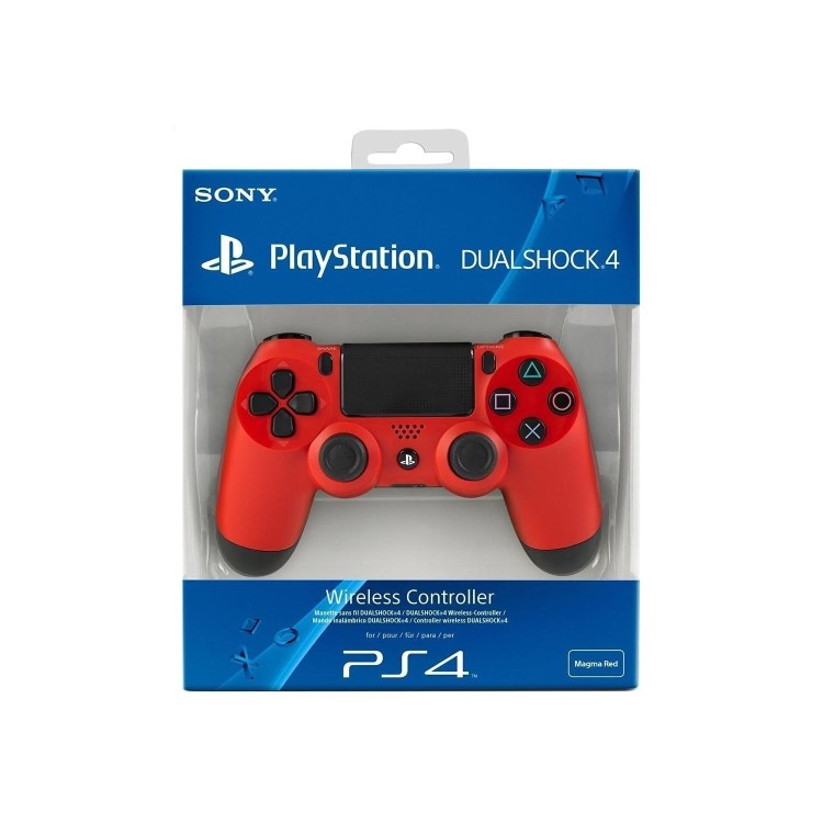 Dualshock Controller for Sony PS4 in Magma Red