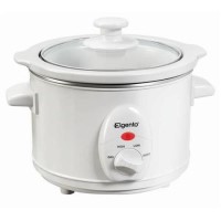 Elgento E16001 White Slow Cooker 1.5ltr