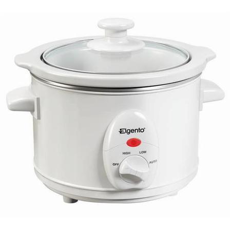Elgento E16001 White Slow Cooker 1.5ltr