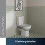 Ideal Standard Eurovit+ Close Coupled Toilet with Soft Close Seat