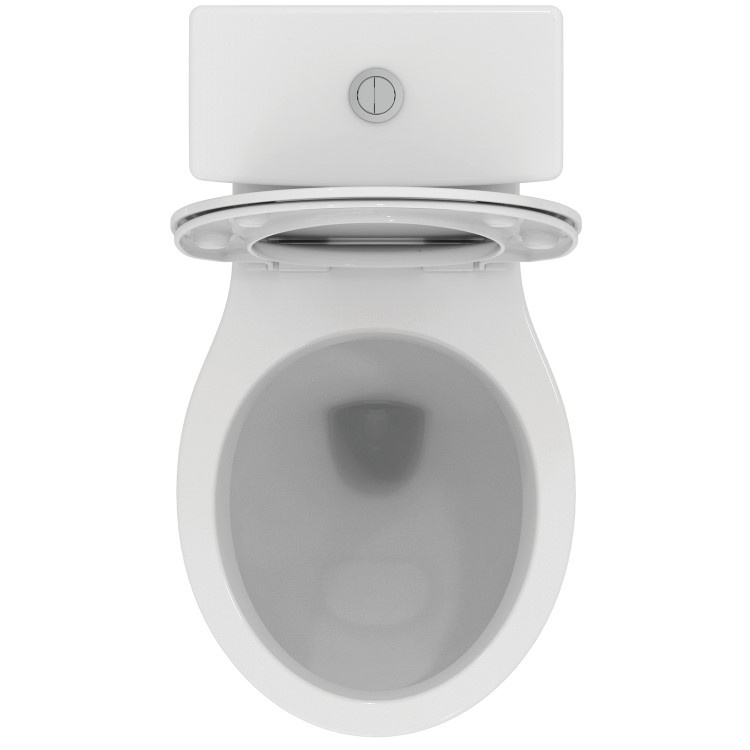 Ideal Standard Eurovit+ Close Coupled Toilet with Soft Close Seat