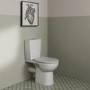 Ideal Standard Eurovit+ Close Coupled Toilet with Soft Close Seat