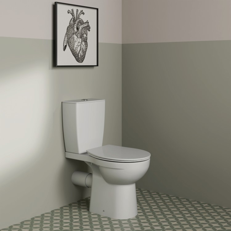 Ideal Standard Eurovit+ Close Coupled Toilet with Soft Close Seat