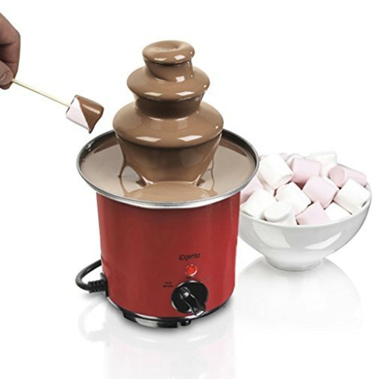 Elgento E26005R 3 Tier Tabletop Chocolate Fountain - Red