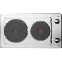 Hotpoint E320SKIX 30cm Wide Two Zone Sealed Plate Hob - Stainless Steel