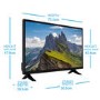 GRADE A3 - electriQ 32" HD Ready LED Smart TV with Freeview HD and Freeview Play