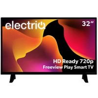 Refurbished electriQ 32" HD Ready LED TV without Stand - with Built-in DVD Player