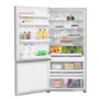 Fisher & Paykel E402BLX4 24055  63.5cm Wide Curved Door Left Hand Hinge Freestanding Fridge Freezer - EZKleen Stainless Steel