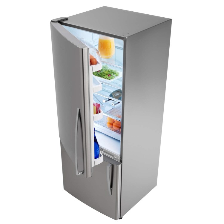 Fisher & Paykel E402BLX4 24055  63.5cm Wide Curved Door Left Hand Hinge Freestanding Fridge Freezer - EZKleen Stainless Steel