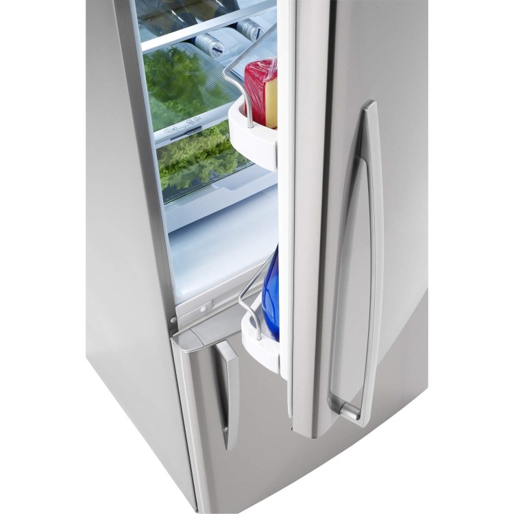 GRADE A2 - Fisher & Paykel E402BRXFDU4 24059  63.5cm Wide Flat Door Right Hand Hinge Freestanding Fridge Freezer With Ice And Water - EZKleen Stainless Steel
