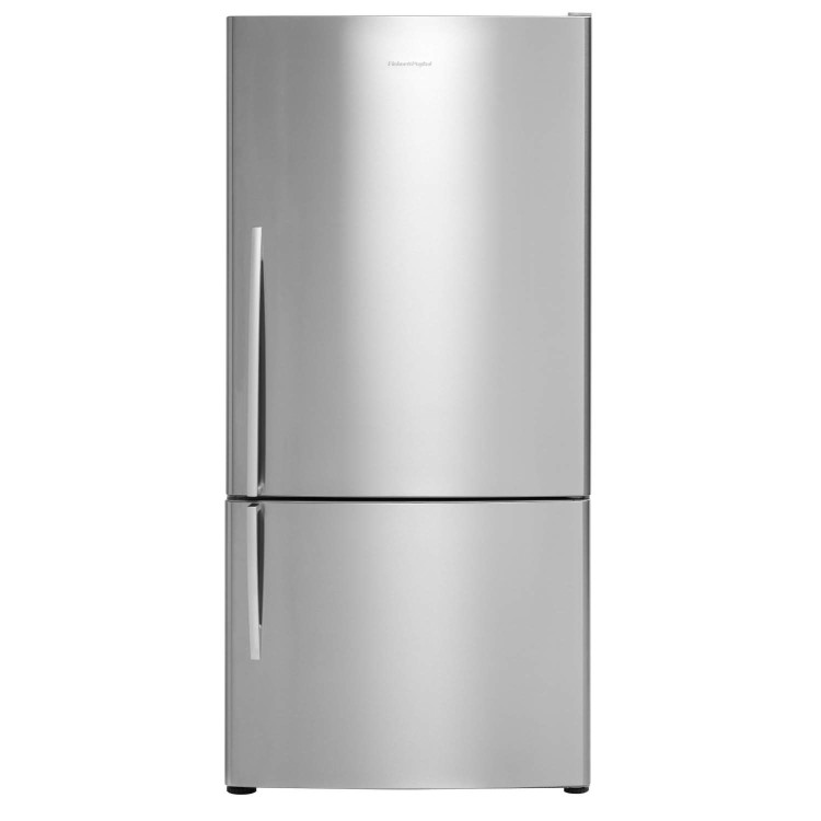 Fisher & Paykel E402BRX4 24054 64cm Curved Door RH Hinge Freestanding Fridge Freezer EZKleen Stainless Steel