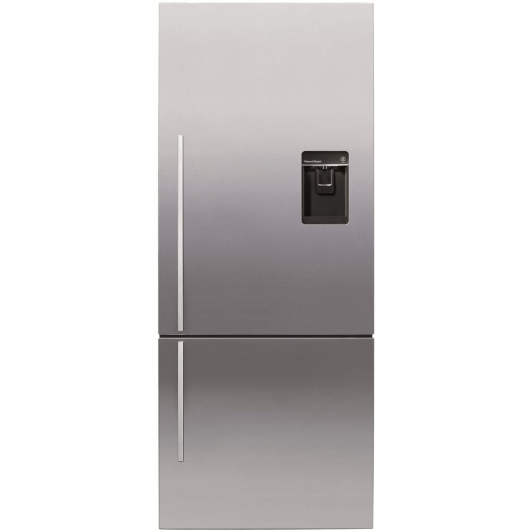 GRADE A2 - Fisher & Paykel E402BRXFDU4 24059  63.5cm Wide Flat Door Right Hand Hinge Freestanding Fridge Freezer With Ice And Water - EZKleen Stainless Steel