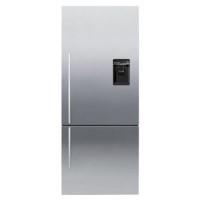 Fisher & Paykel E442BRXFDU4 24106  68cm Wide Flat Door Right Hand Hinge Freestanding Fridge Freezer With Ice And Water - EZKleen Stainless Steel