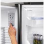 Fisher & Paykel E522BRXFDU4 25158 - 79cm Wide Flat Door Right Hand Hinge Freestanding Fridge Freezer With Slim-depth Water Dispenser - EZKleen Stainless Steel
