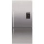 Fisher & Paykel E522BRXFDU4 25158 - 79cm Wide Flat Door Right Hand Hinge Freestanding Fridge Freezer With Slim-depth Water Dispenser - EZKleen Stainless Steel