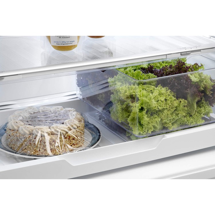 Fisher & Paykel E522BRXFDU4 25158 - 79cm Wide Flat Door Right Hand Hinge Freestanding Fridge Freezer With Slim-depth Water Dispenser - EZKleen Stainless Steel