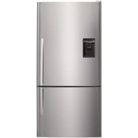 Fisher & Paykel E522BRXU4 24166 79cm Wide Curved Door Right Hand Hinge Freestanding Fridge Freezer With Ice And Water - EZKleen Stainless Steel