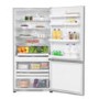 Fisher & Paykel E522BRXU4 24166 79cm Wide Curved Door Right Hand Hinge Freestanding Fridge Freezer With Ice And Water - EZKleen Stainless Steel