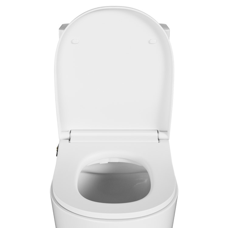 Smart Bidet Heated Japanese Toilet Seat with Warm Air Drying and Remote Control - Purificare 