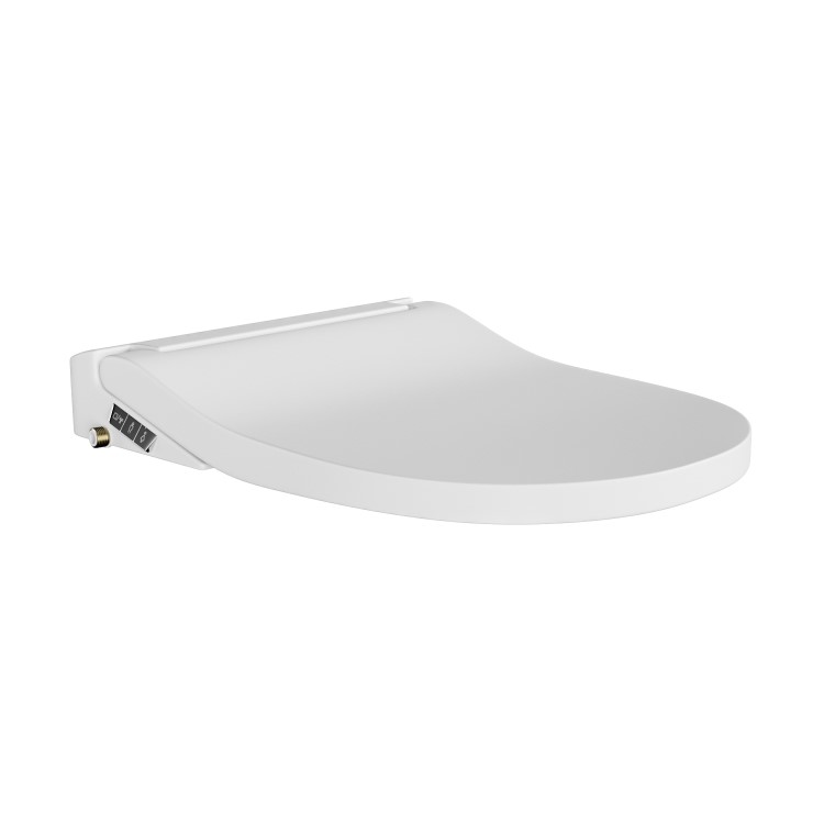 Smart Bidet Heated Japanese Toilet Seat with Warm Air Drying and Remote Control - Purificare 