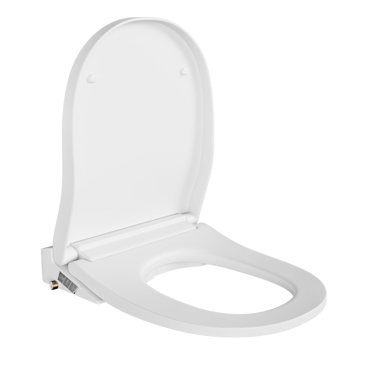 Smart Bidet Heated Japanese Toilet Seat with Warm Air Drying and Remote Control - Purificare 
