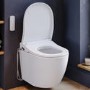 Smart Bidet Heated Japanese Toilet Seat with Warm Air Drying and Remote Control - Purificare 