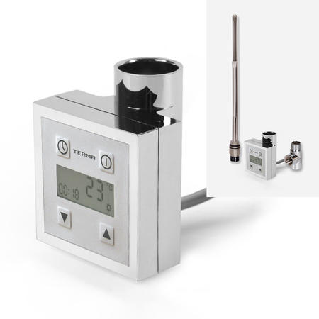Terma KTX 3 + TS1 120W Heating Element Chrome + T-Piece