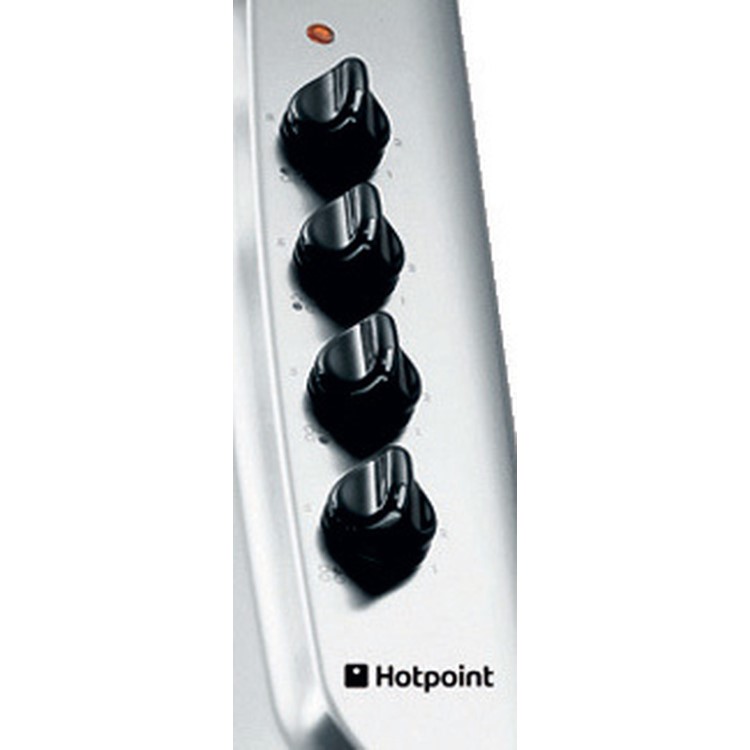 Hotpoint 58cm 4 Zone Solid Plate Hob - Stainless Steel