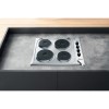 Hotpoint 58cm 4 Zone Solid Plate Hob - Stainless Steel
