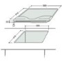 Hotpoint E604X 60cm Sealed Plate Hob Stainless Steel